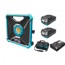 Dedra Set Lampa cu Led SAS+ALL cu 2 acumulatori Li-Ion 18V 2.0Ah incarcator rapid 125W si geanta Dedra Set Lampa cu Led SAS+ALL cu 2 acumulatori Li-Ion 18V 2.0Ah incarcator rapid 125W si geanta